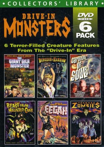 Drive-In Monsters 6 Pack 6 DVDs