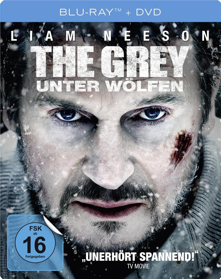 The Grey - Unter Wölfen (2011) Steelbook, Blu-ray + DVD