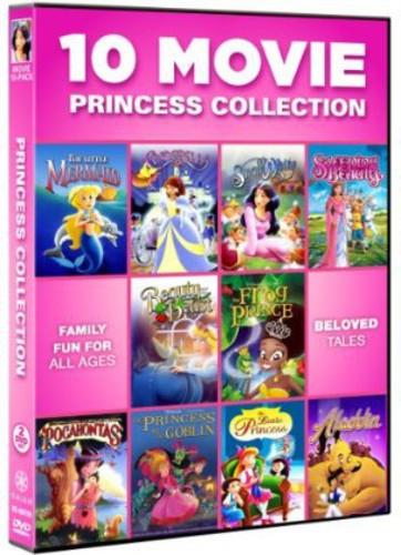 10 Movie Princess Collection 2 DVDs