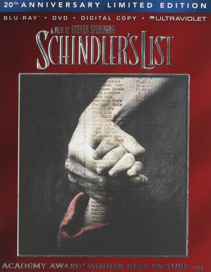 Schindler's List (1993) Edizione Limitata 20° Anniversario, Blu-ray + DVD