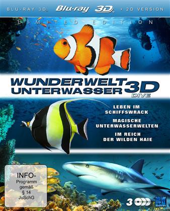Wunderwelt Unterwasser - Dive (Limited Edition, 3 Blu-ray 3D (+2D))