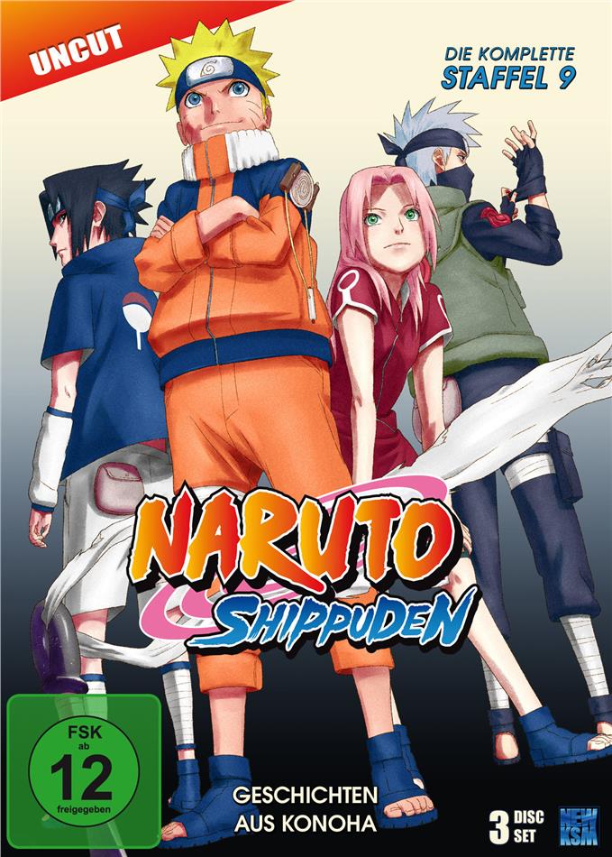 Naruto Shippuden - Staffel 9 3 DVDs