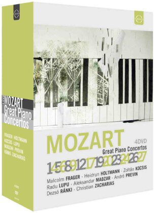 Various Artists - Mozart - Great Piano Concertos (Euro Arts, 4 DVDs)