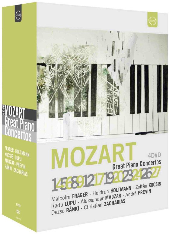 Various Artists - Mozart - Great Piano Concertos Euro Arts, 4 DVD