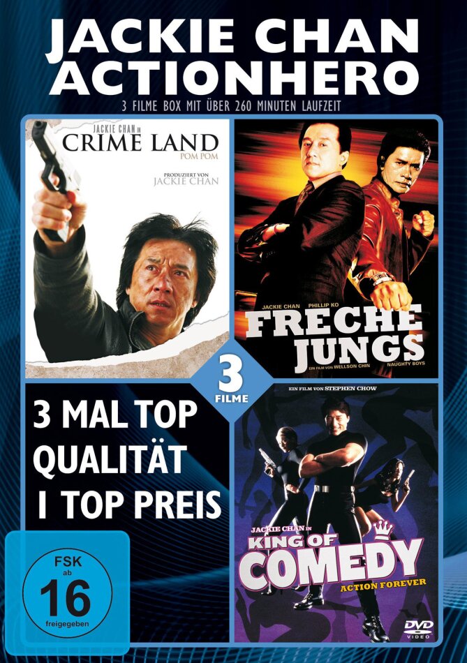 Jackie Chan Actionhero - Crime Land / Freche Jungs / King of Comedy