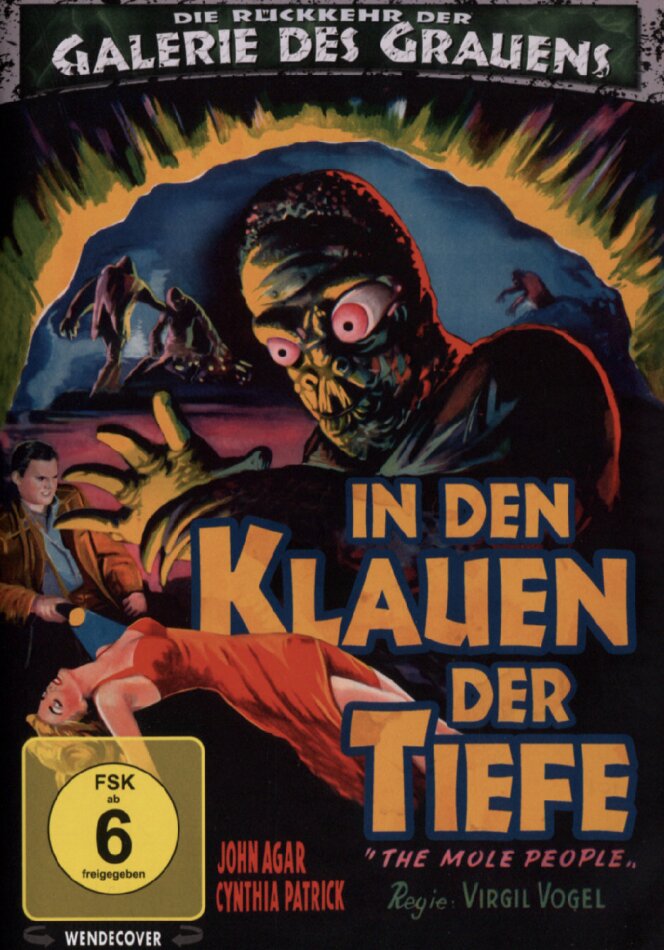 In den Klauen der Tiefe (1956) Die Rückkehr der Galerie des Grauens, n/b, Edizione Limitata, Uncut