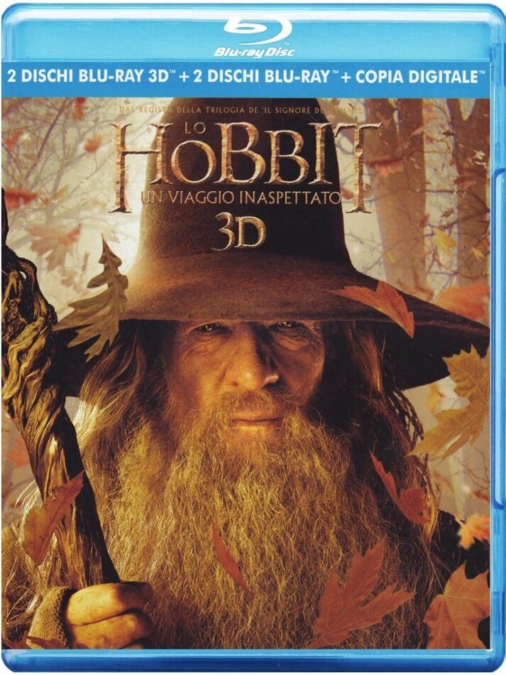 Lo Hobbit - Un viaggio inaspettato (2012) 2 Blu-ray 3D + 2 Blu-rays