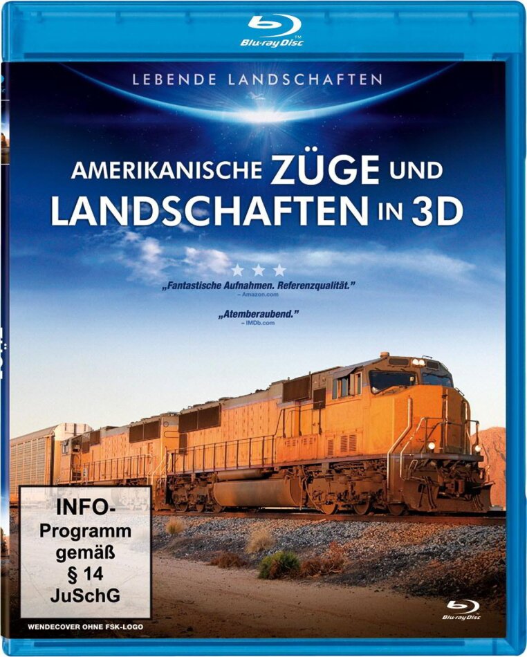 Amerikanische Züge und Landschaften in
