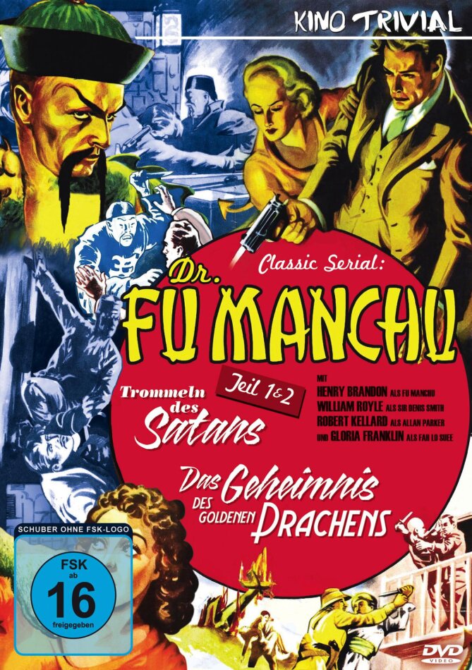 Dr. Fu Manchu - Teil 1 & 2 - Trommeln des Satans / Das Geheimnis des goldenen Drachens Limited Edition