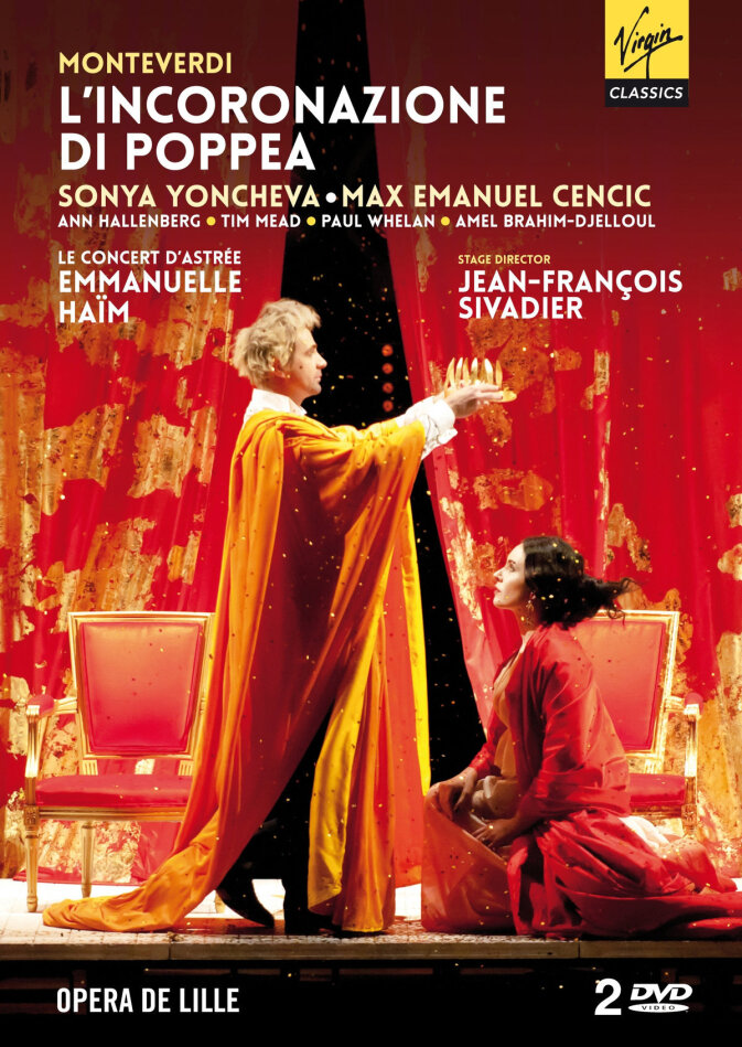 Le Concert D’Astrée, Emmanuelle Haim & Sonya Yoncheva - Monteverdi - L'incoronazione di Poppea 2 DVDs