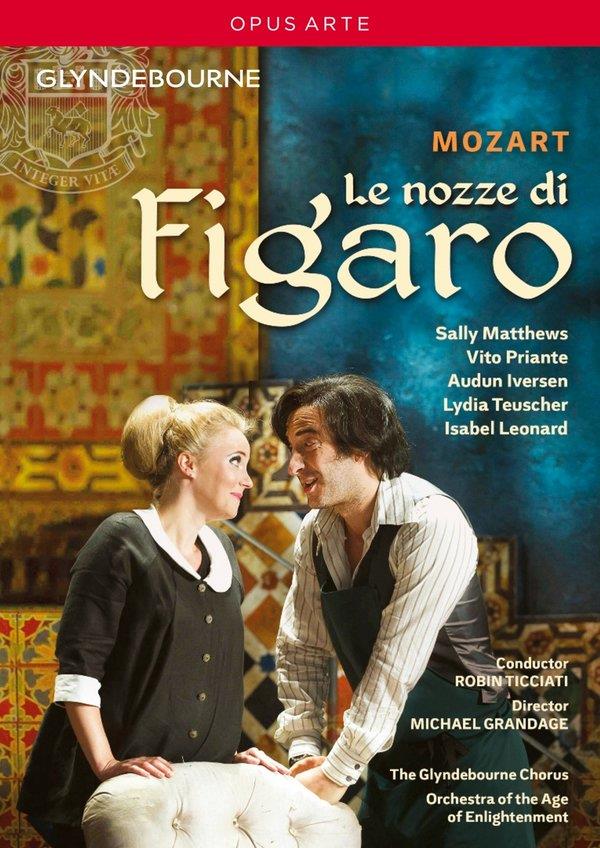 Age Of Enlightenment, Robin Ticciati & Sally Matthews - Mozart - Le nozze di Figaro Opus Arte, Glyndebourne Festival Opera, 2 DVDs