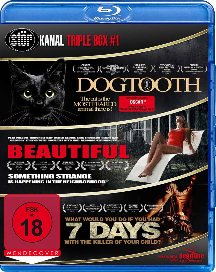 Störkanal Triple Box 1 - Dogtooth / Beautiful / 7 Days 3 Blu-ray