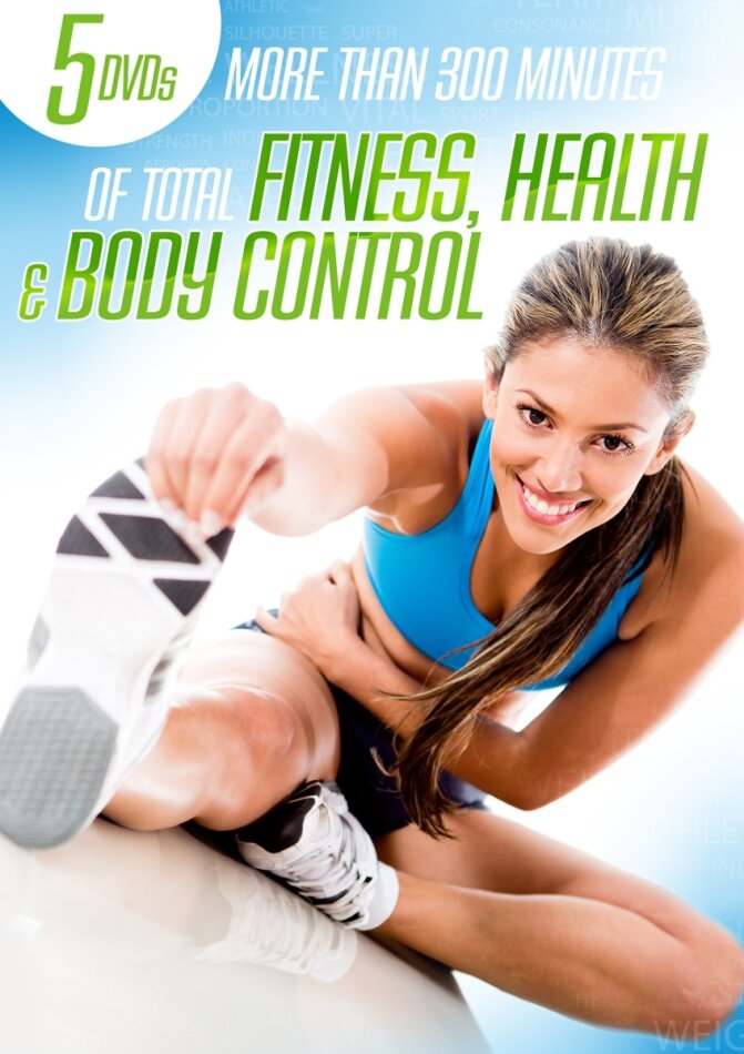 More than 300 minutes of total fitness, health and body control 5 DVDs
