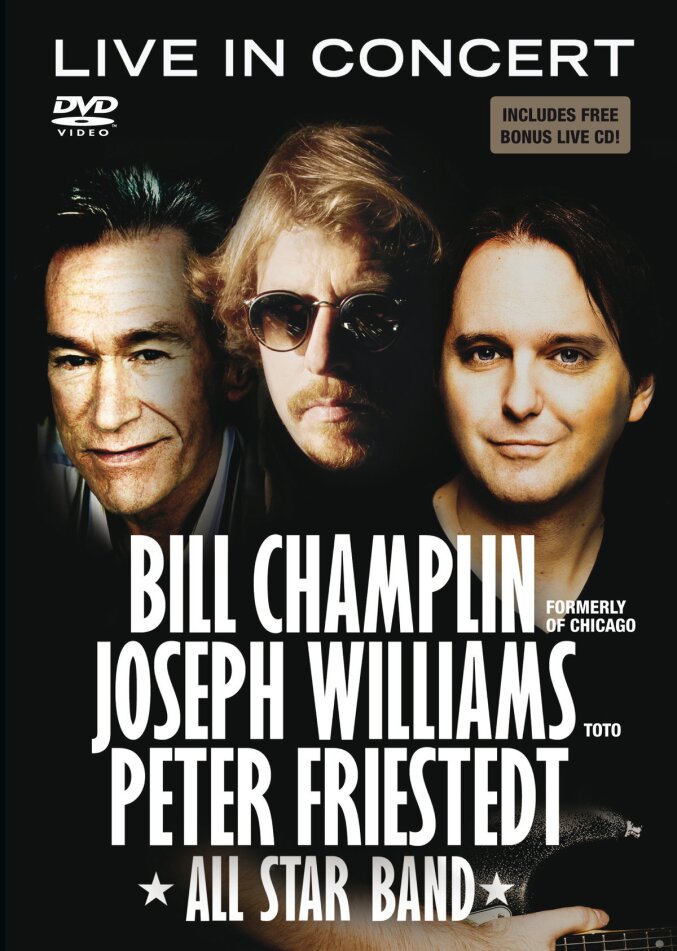 Williams, Friestedt & Champlin - Live in concert DVD + CD