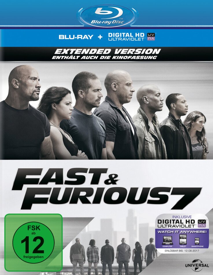 Fast & Furious 7 (2015) Extended Edition, Cinema Version
