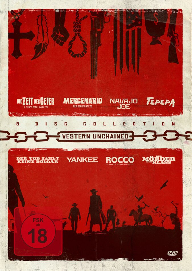 Western Unchained Collection 8 DVDs