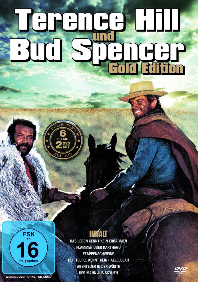 Terence Hill und Bud Spencer Gold Edition, 2 DVDs