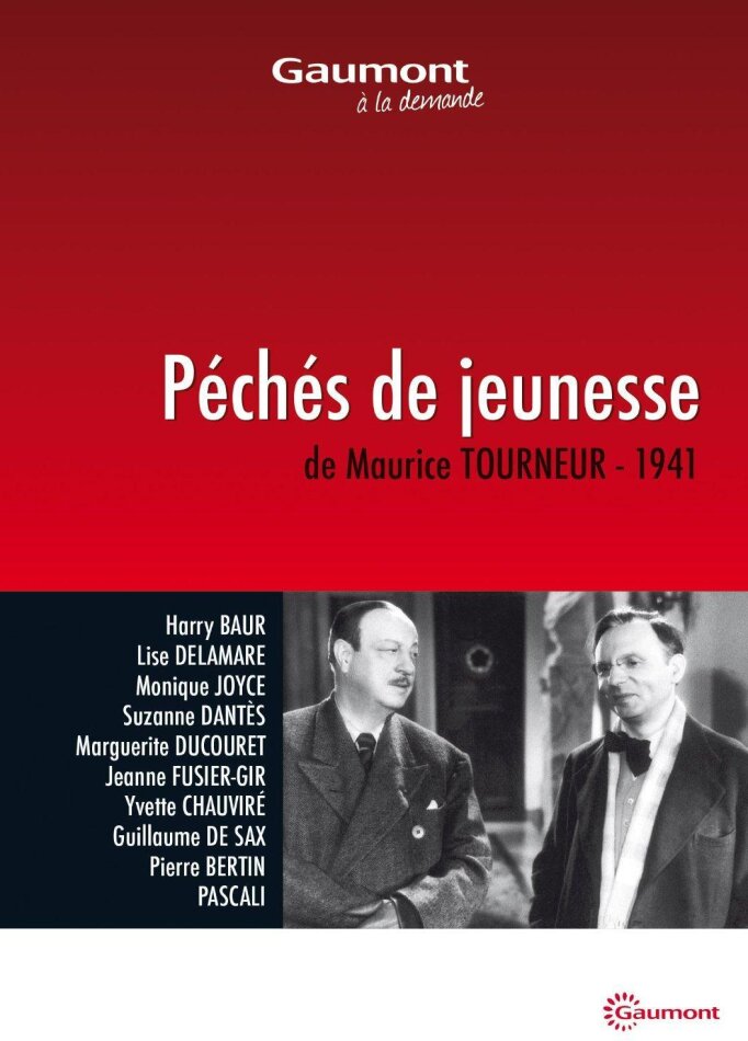 Péchés de jeunesse (1941) Collection Gaumont à la demande, n/b