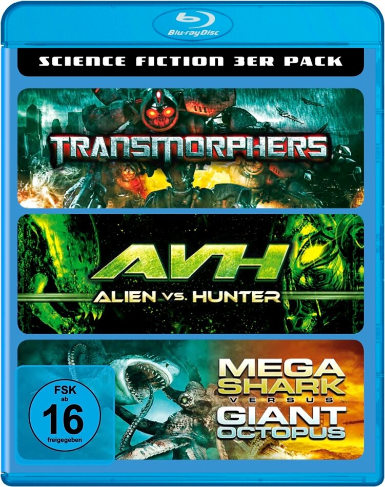 Transmorphers / AVH / Mega Shark versus Giant Octopus - Science Fiction 3er Pack