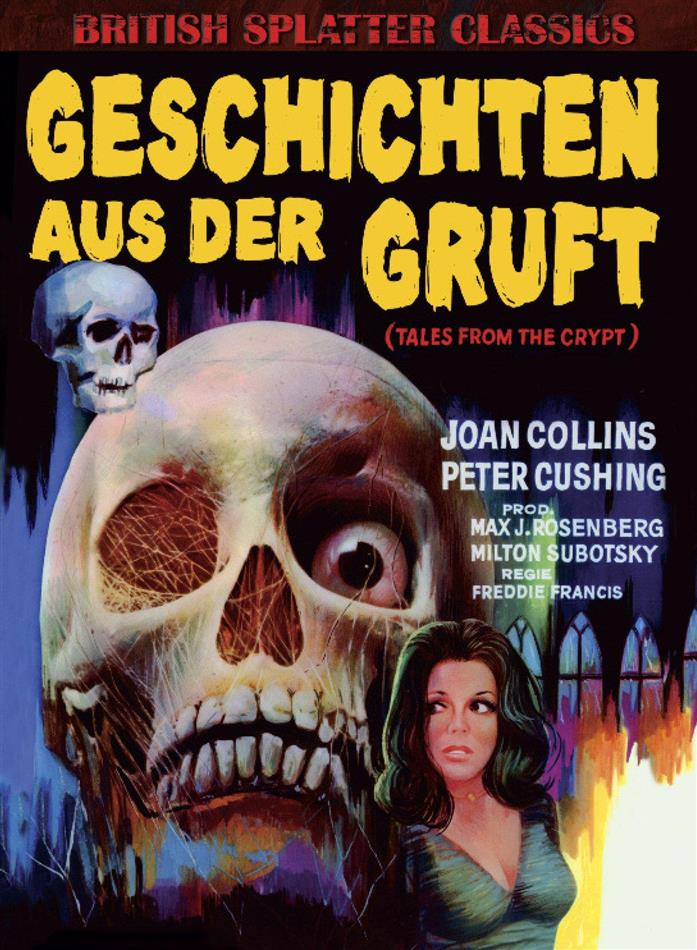 Geschichten aus der Gruft (1972) British Splatter Classics, Édition Limitée, Mediabook, Uncut, Blu-ray + DVD