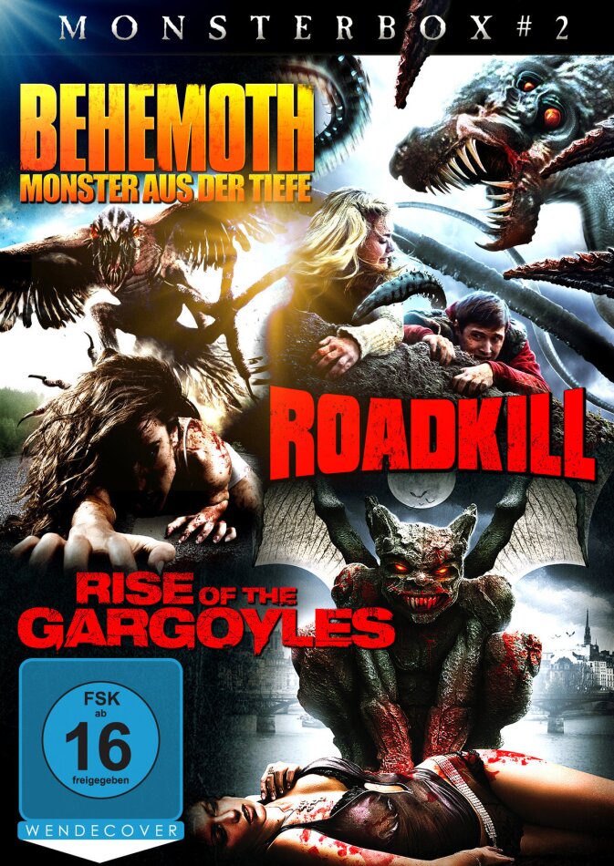 Behemoth / Roadkill / Rise of the Gargoyles - Monsterbox 3 DVDs