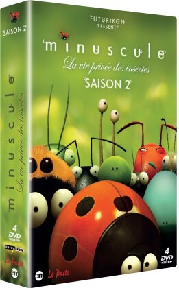 Minuscule - La vie priv&eacute;e des insectes - Saison 2 - Vol. 1 &agrave; 4 (4 DVD)