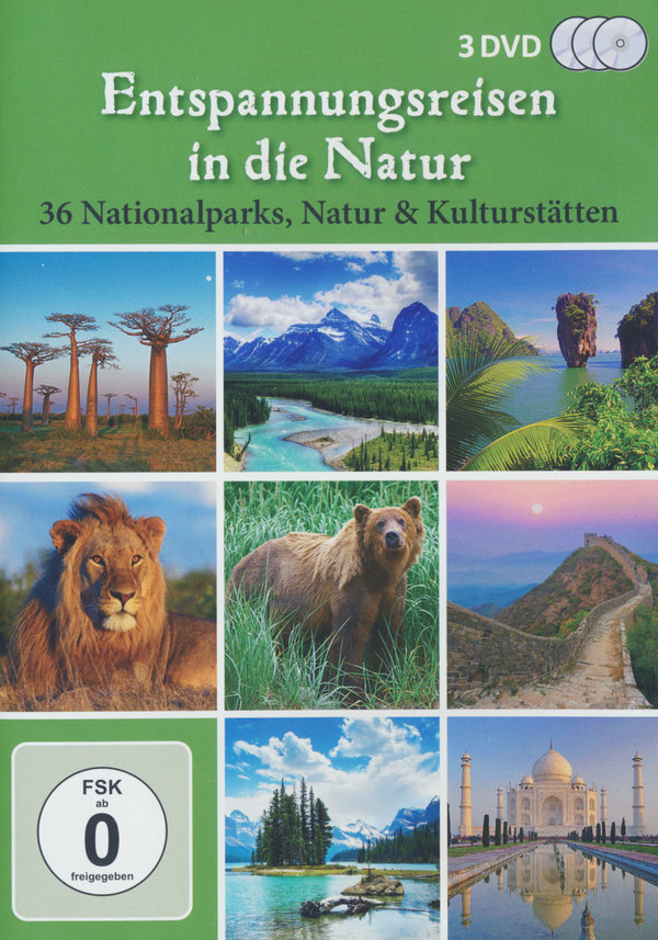 Entspannungsreisen in die Natur 3 DVDs