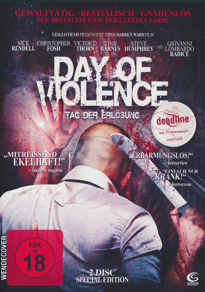 Day of Violence - Tag der Erlösung (2010) Special Edition, 2 DVDs