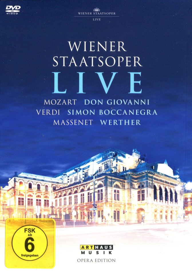 Wiener Staatsoper - Mozart / Verdi / Massenet Arthaus Musik, 3 DVD