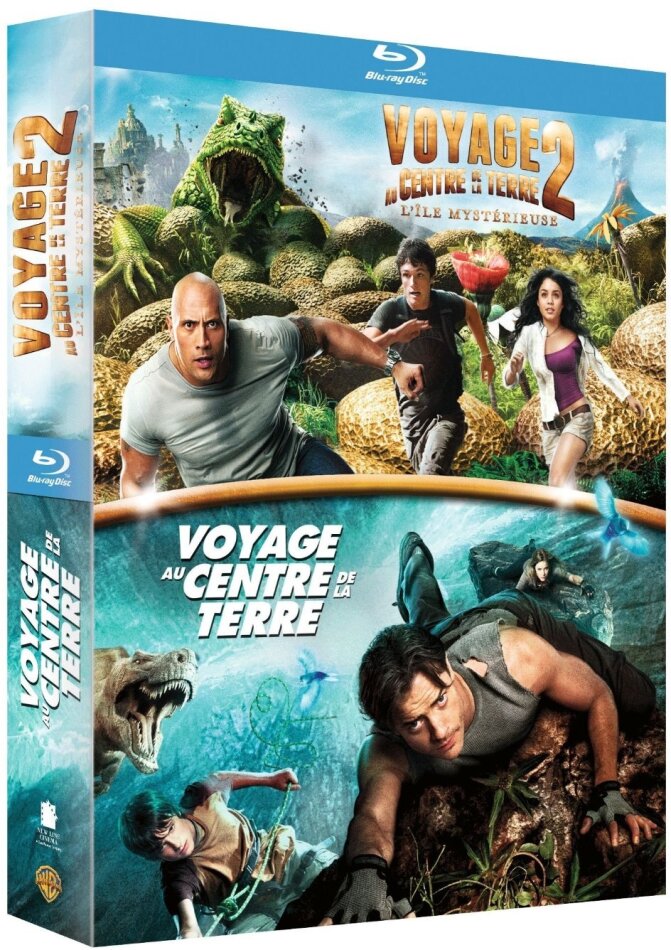 Voyage au centre de la Terre 1 & 2 2 Blu-ray