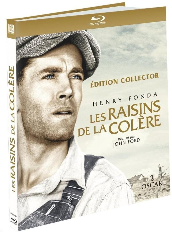 Les raisins de la colère (1940) Edition Collector, Digibook, n/b, Blu-ray + DVD