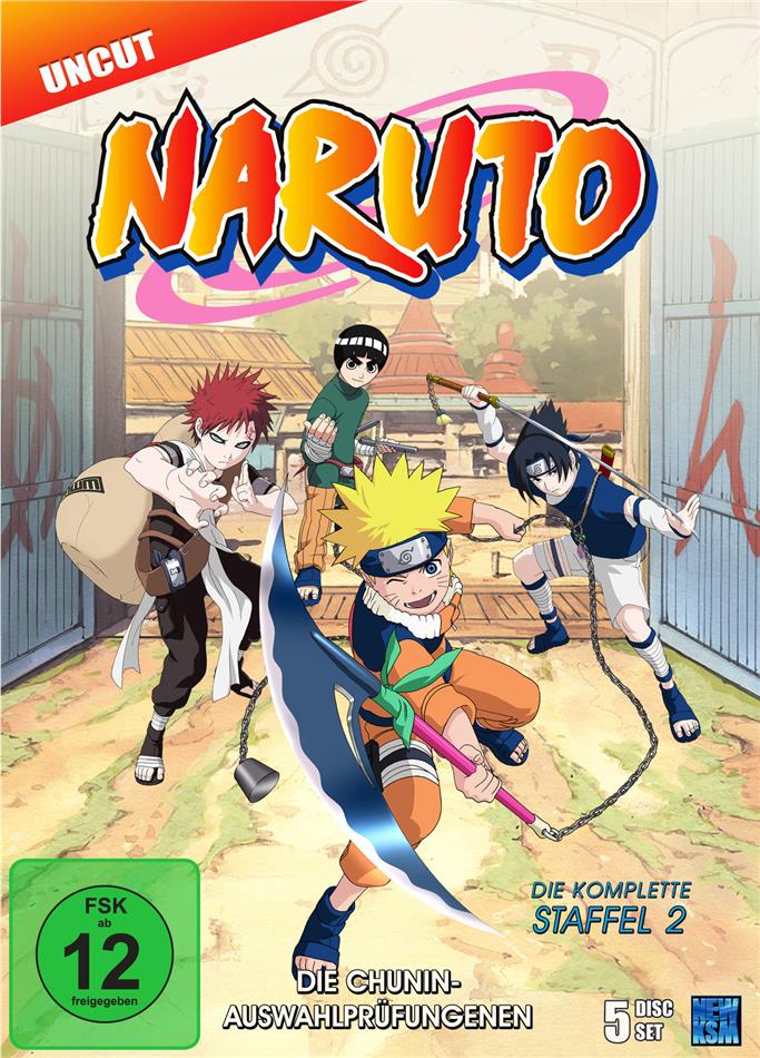 Naruto - Staffel 2 5 DVDs