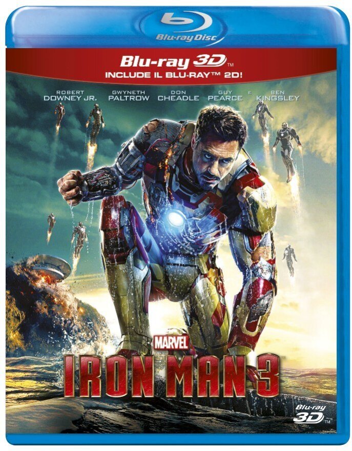 Iron Man 3 (2013) Blu-ray 3D + Blu-ray