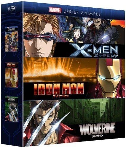 Coffret Marvel Animes - X-Men / Iron Man / Wolverine 6 DVD