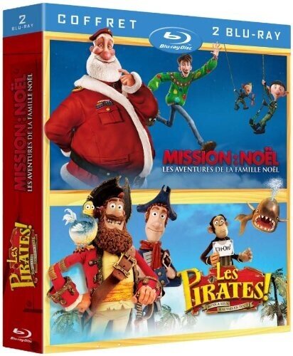 Mission: Noël - Les aventures de la famille Noël / Les Pirates! - Bons à rien, mauvais en tout 2 Blu-rays