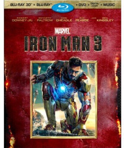 Iron Man 3 (2013) Blu-ray 3D (+2D) + Blu-ray + DVD