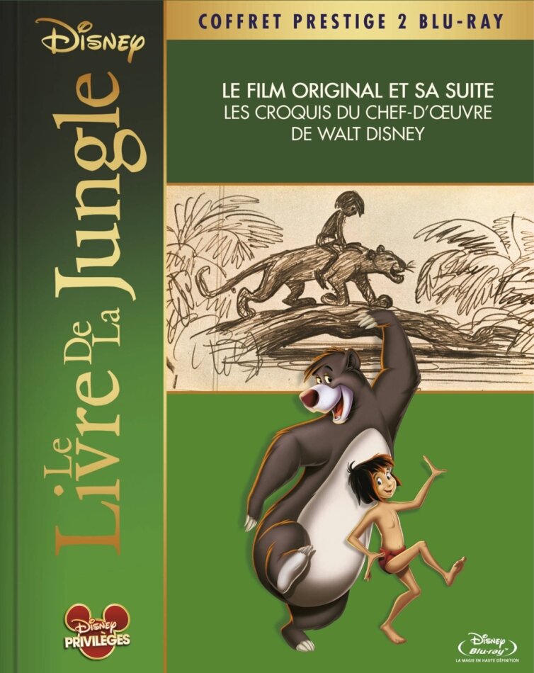 Le livre de la jungle 1 & 2 Box, Deluxe Edition, 2 Blu-rays