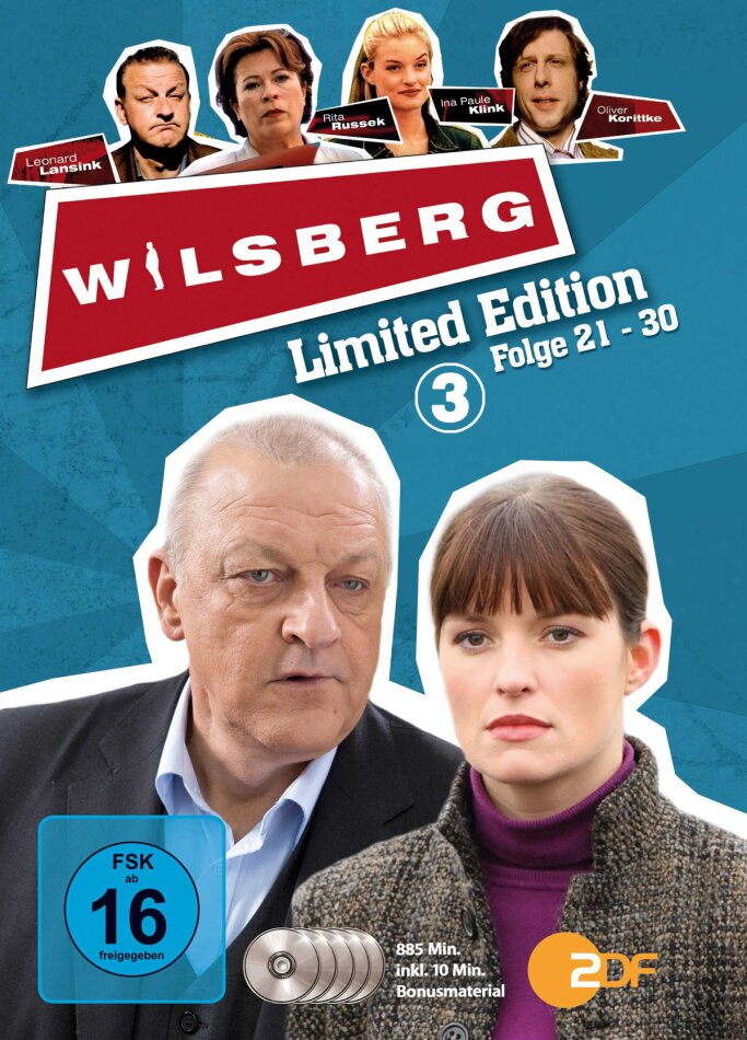 Wilsberg 21-30 Limited Edition, 5 DVDs