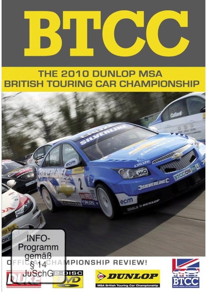 BTCC Review 2010 - The 2010 Dunlop MSA British Touring Car Championsh 2 DVDs