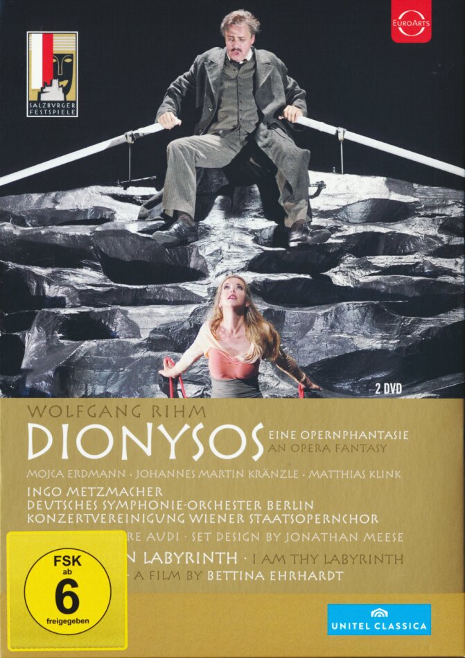 Deutsches Symphonieorchester Berlin, Ingo Metzmacher & Mojca Erdmann - Rihm - Dionysos - An Opera Fantasy Euro Arts, Unitel Classica, Salzburger Festspiele, 2 DVD