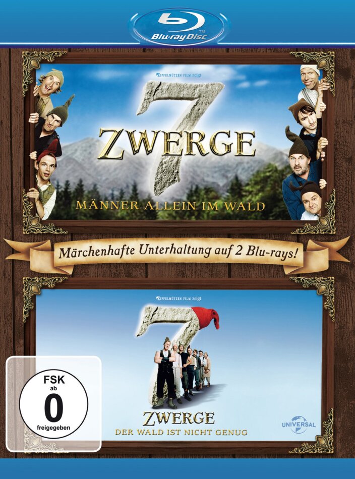 7 Zwerge - Männer allein im Wald / Der Wald ist nicht genug 2 Blu-rays