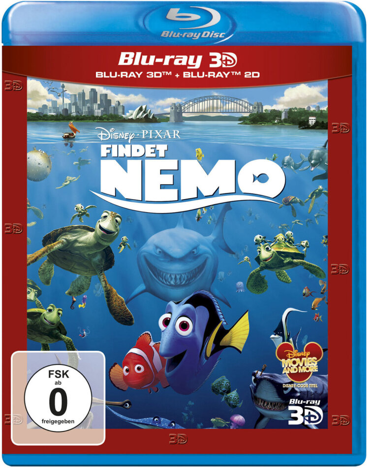 Findet Nemo (2003) Blu-ray 3D + Blu-ray