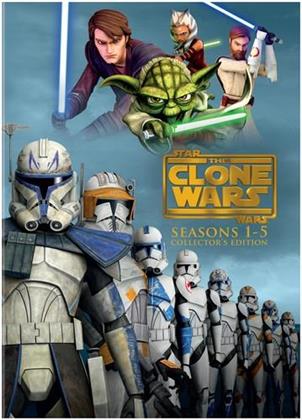 Star Wars - The Clone Wars - Seasons 1-5 (Collector's Edition, 19 DVDs)