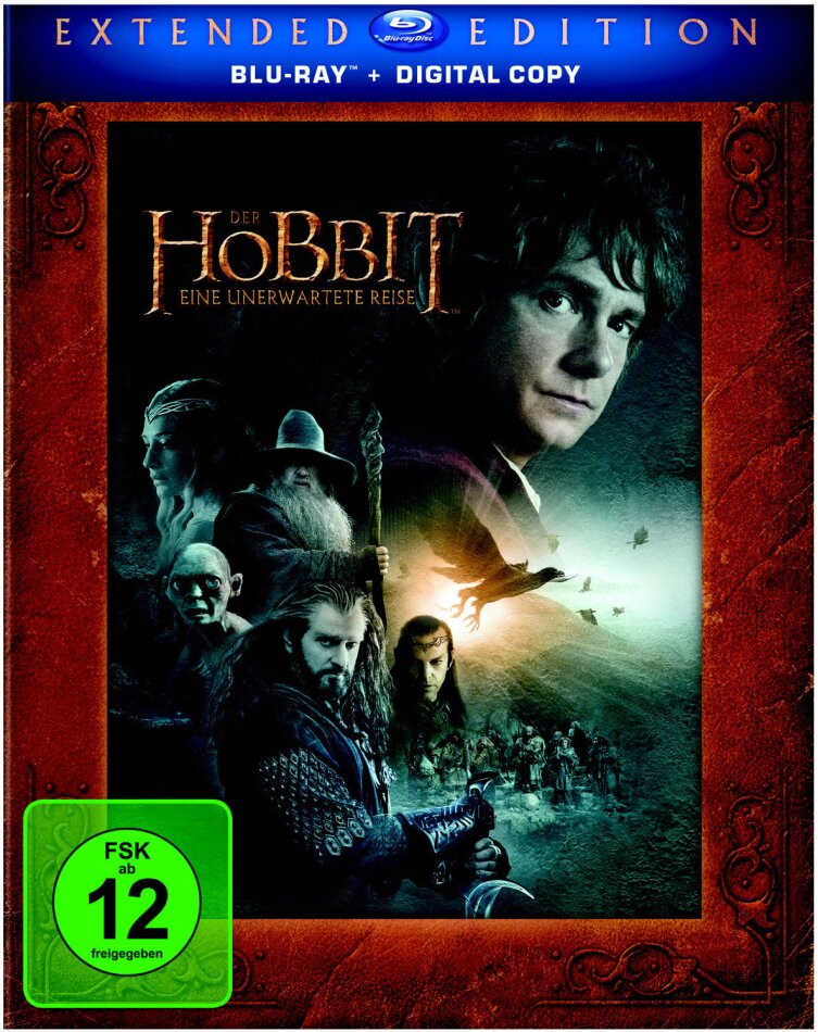 Der Hobbit - Eine unerwartete Reise (2012) Extended Edition, 3 Blu-rays