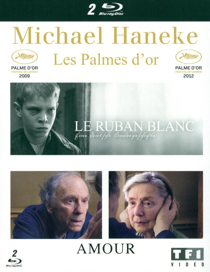 Michael Haneke - Les Palmes d'or - Le ruban blanc / Amour 2 Blu-ray