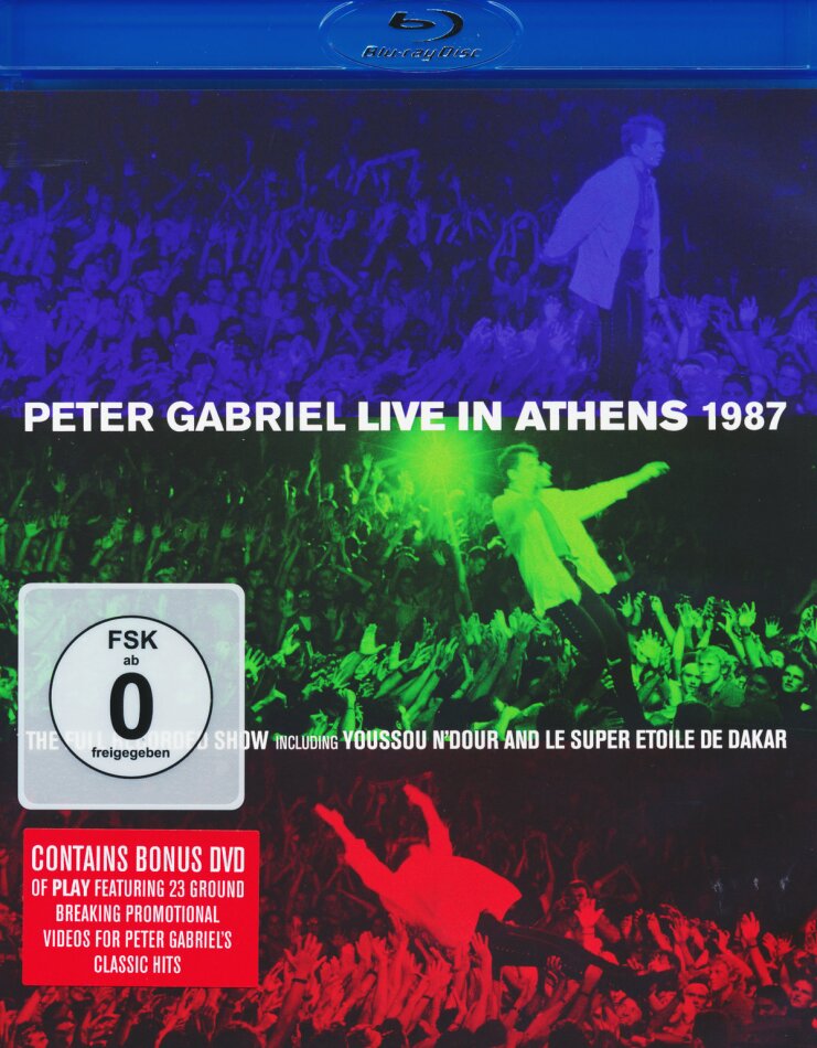 Peter Gabriel - Live in Athens 1987 Blu-ray + DVD