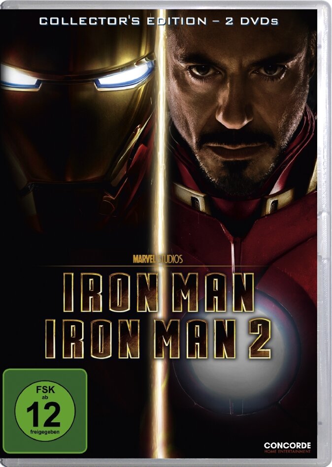 Iron Man 1 + 2 Collector's Edition, 2 DVDs