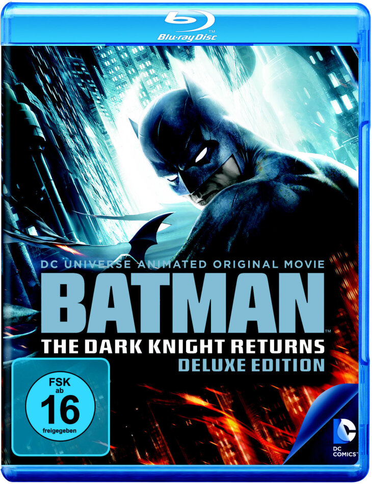 Batman - The Dark Knight Returns Vol. 1 + 2 Deluxe Edition, 2 Blu-rays