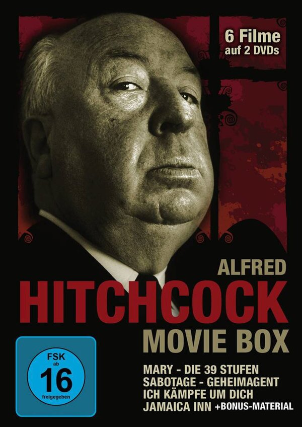 Alfred Hitchcock - Movie Box s/w, 2 DVDs