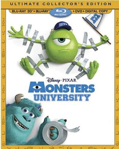 Monsters University (2013) Ultimate Collector's Edition, Blu-ray 3D + Blu-ray + DVD